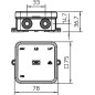 Коробка распределительная 75х75х36мм A8 HF RW OBO 2000075 Коробка распределительная 75х75х36мм A8 HF RW OBO 2000075