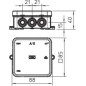 Коробка распределительная 85х85х40мм A11 HF RW без клемм. колодки OBO 2000180 Коробка распределительная 85х85х40мм A11 HF RW без клемм. колодки OBO 2000180