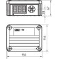 Коробка распределительная 150х116х67мм T100 WB 3S3 OBO 2007813 Коробка распределительная 150х116х67мм T100 WB 3S3 OBO 2007813