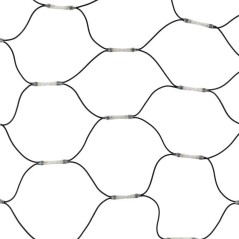 Гирлянда светодиодная "Сеть" 2х1.5м 288LED бел./син. 43Вт 220-240В IP67 провод каучук черн. Neon-Night 217-113