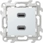 Розетка USB 2-м СП Simon 24 IP20 коннектор механизм бел. Simon 2411090-030 Розетка USB 2-м СП Simon 24 IP20 коннектор механизм бел. Simon 2411090-030