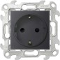 Розетка 1-м СП Simon 24 16А IP20 2P+E Schuko защ. шторки механизм графит Simon 2450432-038 Розетка 1-м СП Simon 24 16А IP20 2P+E Schuko защ. шторки механизм графит Simon 2450432-038