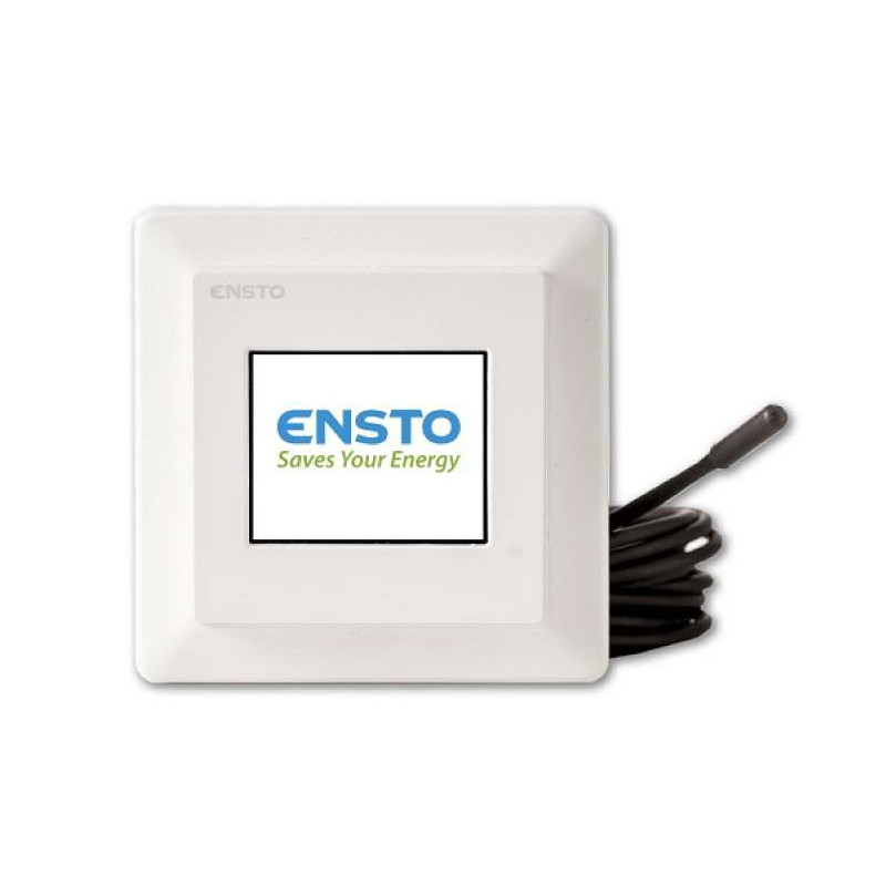 Терморегулятор комбинированный ECO16TOUCH с сенсорным экраном 16А ENSTO Терморегулятор комбинированный ECO16TOUCH с сенсорным экраном 16А ENSTO