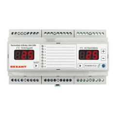 Терморегулятор 8-зонный TermoStat Infinity 16А (на DIN-рейку) Rexant 51-0844