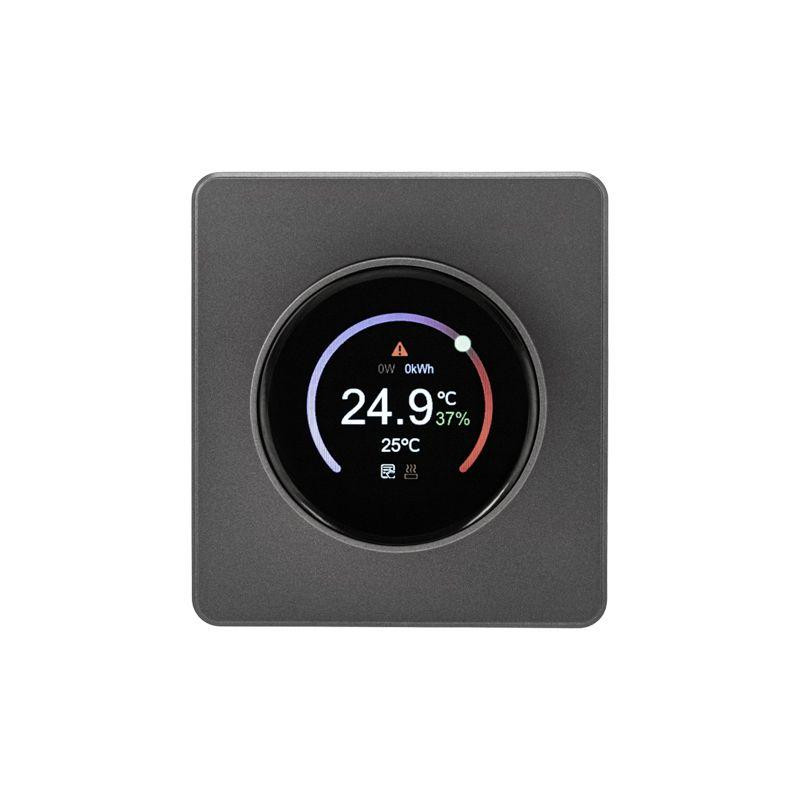 Терморегулятор СП ROUND Wi-Fi титан Kranz KR-78-0728-2 Терморегулятор СП ROUND Wi-Fi титан Kranz KR-78-0728-2