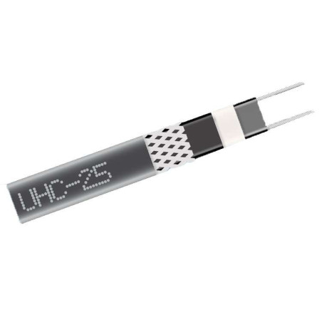 Кабель нагревательный саморег. 25Вт/м с экраном 220В UV оболочкой, сертификат Ex (м) Grand Meyer UHC-25