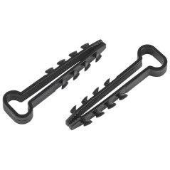 Дюбель-хомут для плоского кабеля 6-14мм NO-225-210 черн. (уп.50шт) ЭРА Б0066286