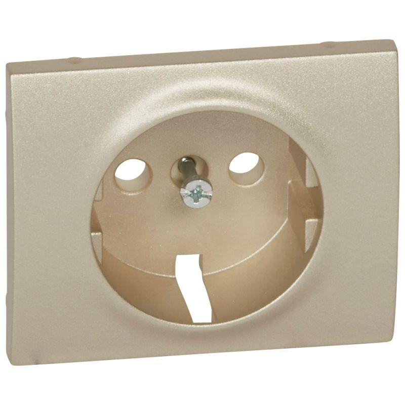 Накладка розетки 1-м Galea Life с заземл. титан Leg 771420 Накладка розетки 1-м Galea Life с заземл. титан Leg 771420