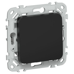 Выключатель проходной 1-кл. СП FLITE ВС61-1-0-ФлЧ 10А механизм черн. IEK FI-V12-0-10-1-K02