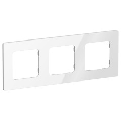 Рамка 3-м СП FLITE РУ-3-К-ФлБ бел. IEK FI-M32-32-20-K01