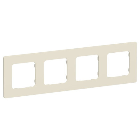Рамка 4-м СП FLITE РУ-4-К-ФлСл сливочный IEK FI-M42-32-20-K86