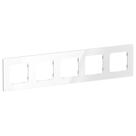 Рамка 5-м СП FLITE РУ-5-К-ФлБ бел. IEK FI-M52-32-20-K01