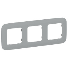 Рамка 3-м СП FLITE РУ-3-А-ФлС сер. IEK FI-M32-31-20-K03