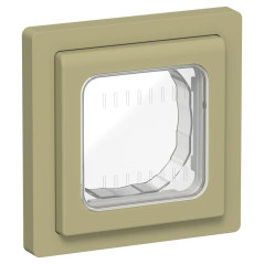 Рамка 1-м СП FLITE Рпро-1-55-ФлО IP55 олив. IEK FI-M10-32-55-K26