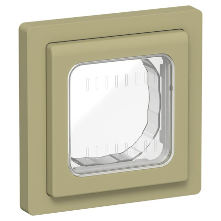 Рамка 1-м СП FLITE Рпро-1-55-ФлО IP55 олив. IEK FI-M10-32-55-K26