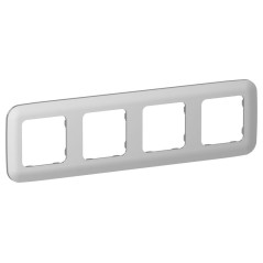 Рамка 4-м СП FLITE РУ-4-А-ФлА алюм. IEK FI-M42-31-20-K47