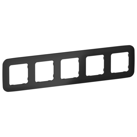 Рамка 5-м СП FLITE РУ-5-А-ФлЧ черн. IEK FI-M52-31-20-K02