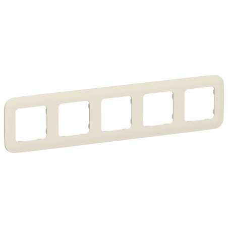 Рамка 5-м СП FLITE РУ-5-А-ФлСл сливочный IEK FI-M52-31-20-K86