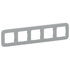 Рамка 5-м СП FLITE РУ-5-А-ФлС сер. IEK FI-M52-31-20-K03