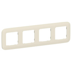 Рамка 4-м СП FLITE РУ-4-А-ФлСл сливочный IEK FI-M42-31-20-K86