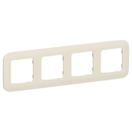 Рамка 4-м СП FLITE РУ-4-А-ФлСл сливочный IEK FI-M42-31-20-K86