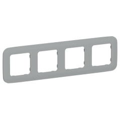 Рамка 4-м СП FLITE РУ-4-А-ФлС сер. IEK FI-M42-31-20-K03