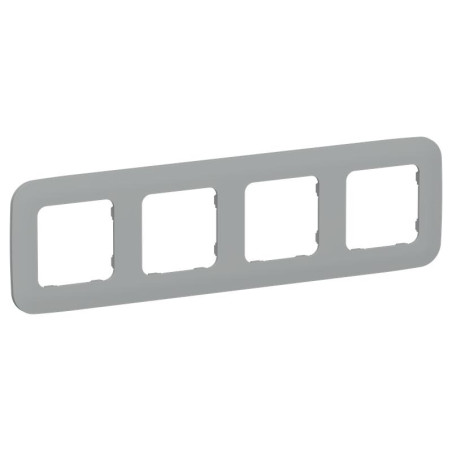 Рамка 4-м СП FLITE РУ-4-А-ФлС сер. IEK FI-M42-31-20-K03