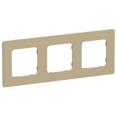 Рамка 3-м СП FLITE РУ-3-К-ФлХ хаки IEK FI-M32-32-20-K59