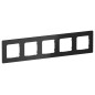 Рамка 5-м СП FLITE РУ-5-К-ФлЧ черн. IEK FI-M52-32-20-K02