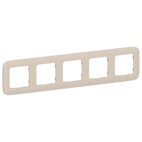 Рамка 5-м СП FLITE РУ-5-А-ФлЛ льняной IEK FI-M52-31-20-K88