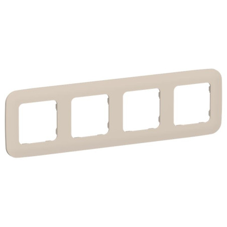 Рамка 4-м СП FLITE РУ-4-А-ФлЛ льняной IEK FI-M42-31-20-K88