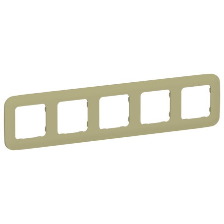 Рамка 5-м СП FLITE РУ-5-А-ФлО олив. IEK FI-M52-31-20-K26