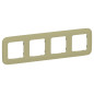 Рамка 4-м СП FLITE РУ-4-А-ФлО олив. IEK FI-M42-31-20-K26