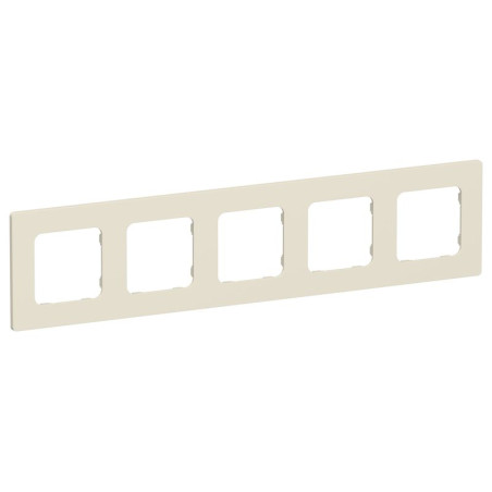 Рамка 5-м СП FLITE РУ-5-К-ФлСл сливочный IEK FI-M52-32-20-K86