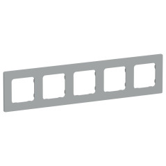 Рамка 5-м СП FLITE РУ-5-К-ФлС сер. IEK FI-M52-32-20-K03