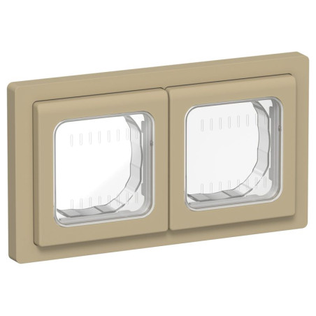 Рамка 2-м СП FLITE Рпро-2-55-ФлХ IP55 хаки IEK FI-M20-32-55-K59