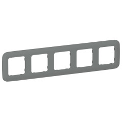 Рамка 5-м СП FLITE РУ-5-А-ФлМА мокрый асфальт IEK FI-M52-31-20-K80