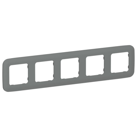 Рамка 5-м СП FLITE РУ-5-А-ФлМА мокрый асфальт IEK FI-M52-31-20-K80