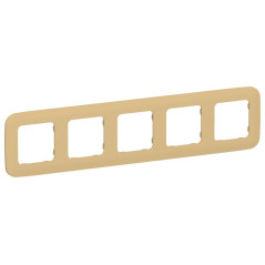 Рамка 5-м СП FLITE РУ-5-А-ФлШм шамуа IEK FI-M52-31-20-K89