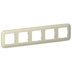 Рамка 5-м СП FLITE РУ-5-А-ФлШ шампань IEK FI-M52-31-20-K37