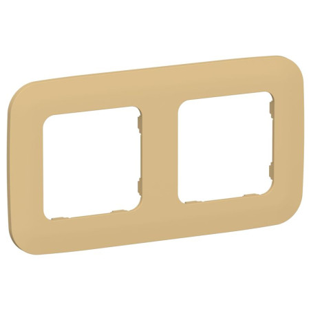 Рамка 2-м СП FLITE РУ-2-А-ФлШм шамуа IEK FI-M22-31-20-K89