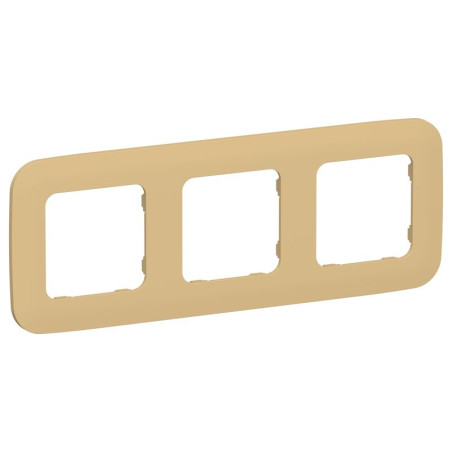 Рамка 3-м СП FLITE РУ-3-А-ФлШм шамуа IEK FI-M32-31-20-K89