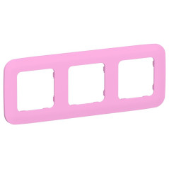 Рамка 3-м СП FLITE РУ-3-А-ФлПр пурпур. IEK FI-M32-31-20-K99