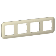 Рамка 4-м СП FLITE РУ-4-А-ФлШ шампань IEK FI-M42-31-20-K37