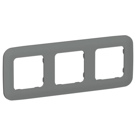 Рамка 3-м СП FLITE РУ-3-А-ФлМА мокрый асфальт IEK FI-M32-31-20-K80