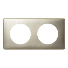 Рамка 2-м Celiane верт. титан Leg 068902