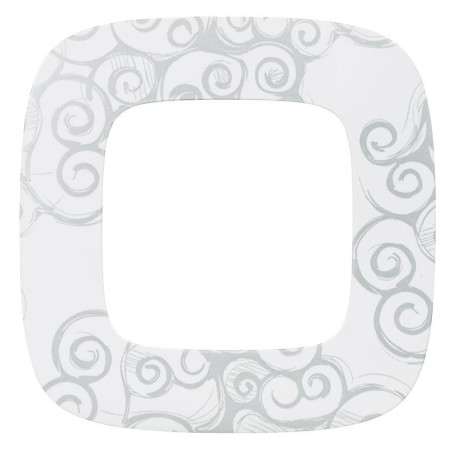 Рамка 1-м Valena Allure универсальная нарцисс хром Leg 754341