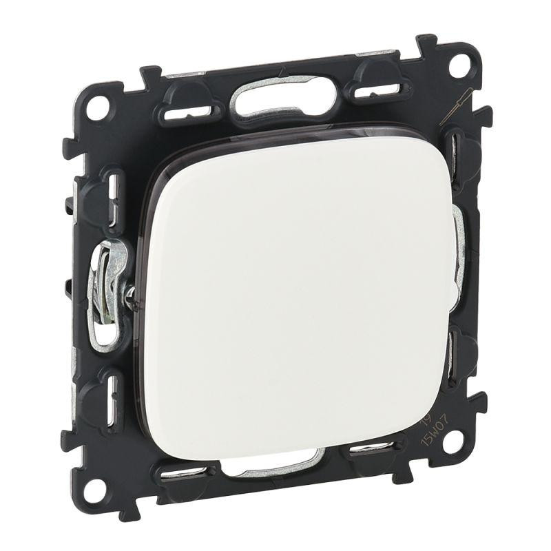 Выключатель 1-кл. СП Valena Allure 10А IP20 250В 10AX с лицев. панелью безвинтов. зажимы механизм бел. Leg 752701 Выключатель 1-кл. СП Valena Allure 10А IP20 250В 10AX с лицев. панелью безвинтов. зажимы механизм бел. Leg 752701