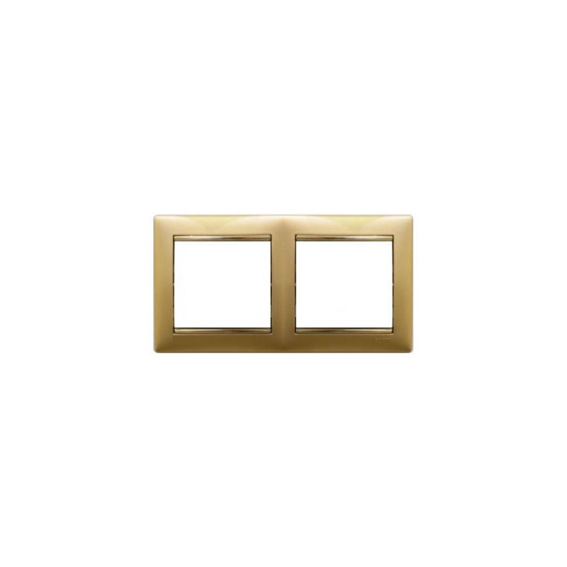 Рамка 2-м Valena горизонт. матов. зол. (блист.) IEK 694360 Рамка 2-м Valena горизонт. матов. зол. (блист.) IEK 694360