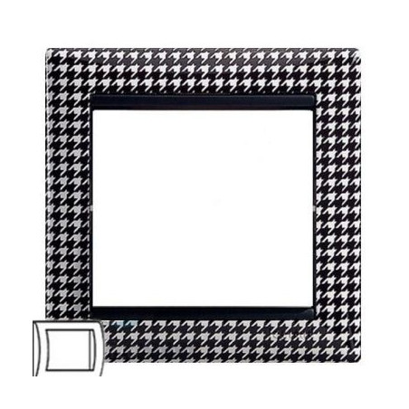 Рамка 1-м Valena гусиные лапки (блист.) IEK 694349